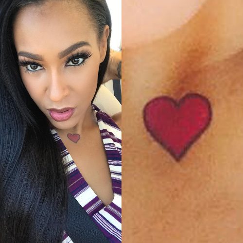 20 Dazzling Crystal Heart Tattoos  Chest tattoos for women Chest piece  tattoos Heart tattoo