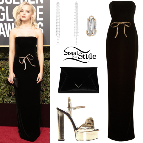 Dove Cameron: 2018 Golden Globe Awards Outfit | Steal Her Style