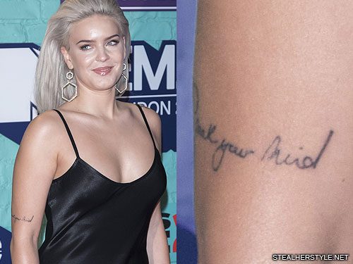 Anne Marie S 14 Tattoos Meanings Steal Her Style