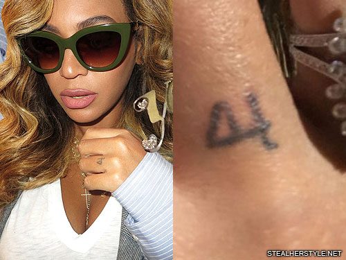 Beyonce S 4 Tattoos Meanings Steal Her Style