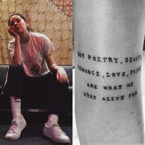 10 Poetry Tattoo Ideas Words That Will Stay With You Forever  Read Poetry