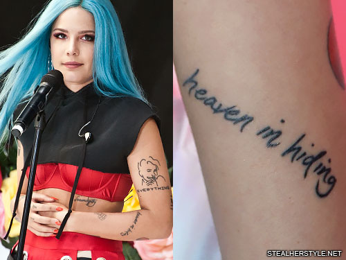 A Complete Guide To All Of Halsey's Tattoos And What They Really Mean -  CelebMagazine