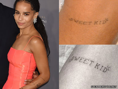Zo Kravitz s 55 Tattoos Meanings Steal Her Style