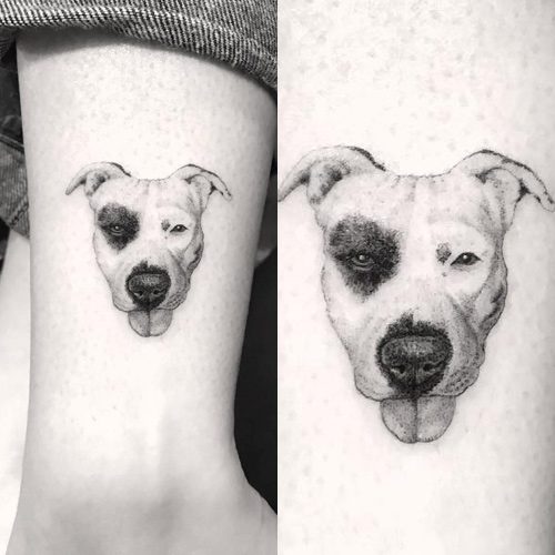 Whitedog tags tattoo ideas  World Tattoo Gallery
