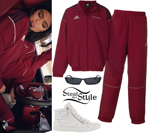 kylie jenner in adidas outfit