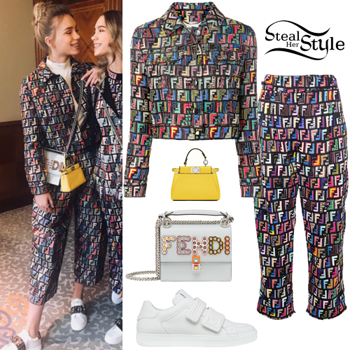 Lena Mantler: Printed Jacket and Pants | Steal Her Style
