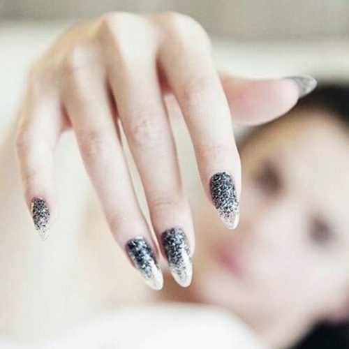 CND CREATIVE PLAY| Black glitter nail polish |Nocturne it up -  Multi-Coloured Glitter – cndonline.co.nz