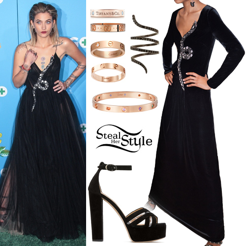 Paris Jackson: 2017 Clive Davis Pre-Grammy Outfit | Steal Her Style