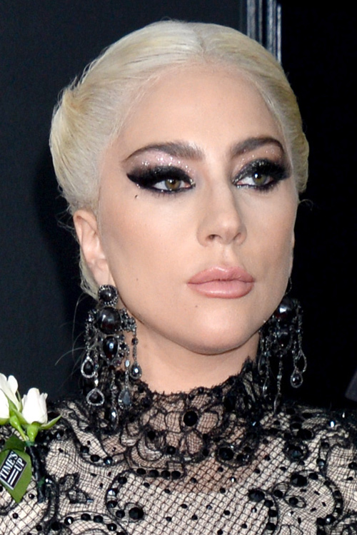 Lady Gaga Straight Platinum Blonde Braid Hairstyle Steal Her Style