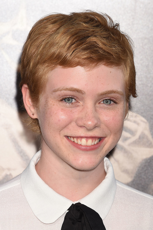 Sophia Lillis Straight Ginger Pixie Cut Hairstyle Steal Her Style.