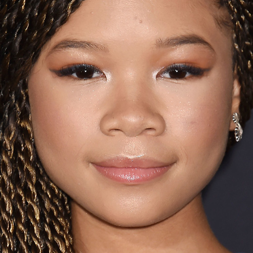 Storm Reid Makeup: Brown Eyeshadow, Gold Eyeshadow, Gray Eyeshadow ...