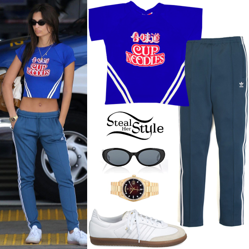 'Cup Noodles' Adidas Pants | Her Style