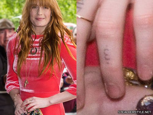 I tattooed the amazing Florence Welch yesterday What a