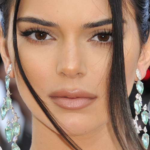Kendall Jenner Makeup: Bronze Eyeshadow, Brown Eyeshadow & Nude ...