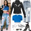 Becky G: Red Sweatpants, Foldover Boots | Steal Her Style