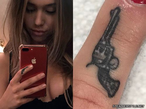 28 Funky Gun Tattoos On Hand  Tattoo Designs  TattoosBagcom