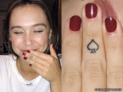 19 Celebrity Playing Card Tattoos Steal Her Style