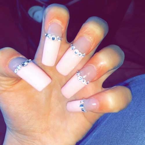 136 Celebrity Nail Art Photos with French Manicure | Steal Her Style