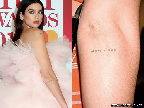 Dua Lipa s 12 Tattoos Meanings Steal Her Style Dua Lipa s 12 Tattoos Meanings Steal Her Style