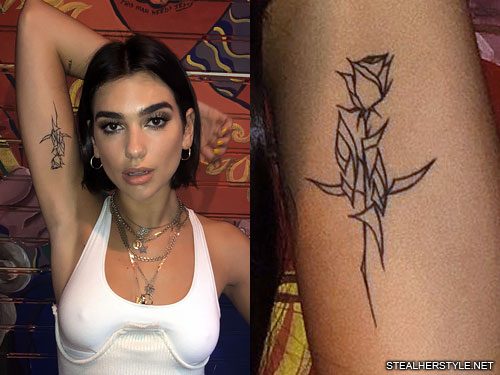 Dua Lipa s 12 Tattoos Meanings Steal Her Style Dua Lipa s 12 Tattoos Meanings Steal Her Style