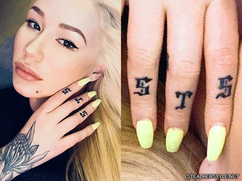 Iggy Azalea Gets AAP Rocky Tattoo Removed From Her Fingers Photo 835579  Iggy  Azalea Pictures  Just Jared Jr