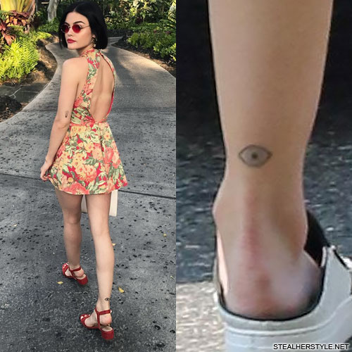 Lucy Hale Eye Ankle Tattoo | Steal Her Style