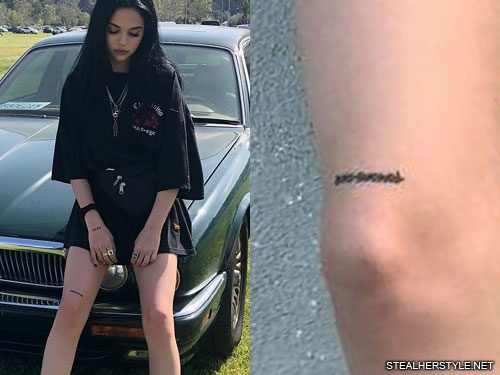 16 Celebrity Knee Tattoos | Steal Her Style
