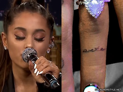 Ariana Grande's 17 Tattoos & Meanings | Steal Her Style