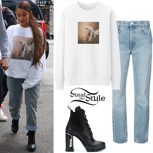 ariana grande jeans outfits