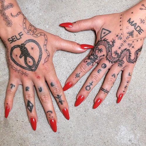 Finger Tattoos for Women 25 Classy  Unique Womens Finger Tattoos for 2021