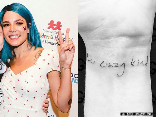 Halsey S 29 Tattoos Meanings Steal Her Style