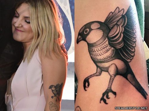 julia michaels bird arm tattoo