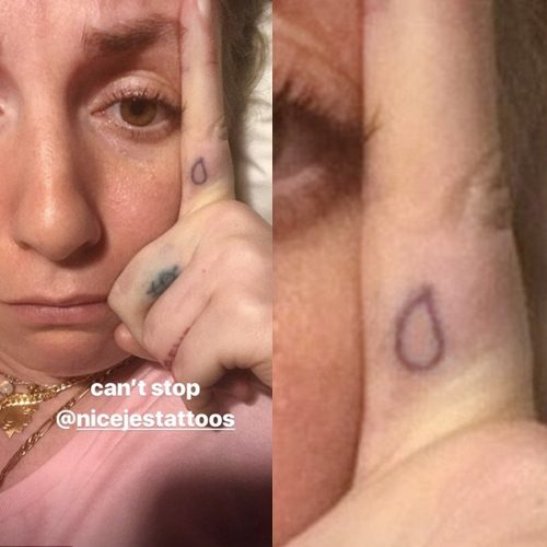 12 Celebrity Teardrop Tattoos Steal Her Style