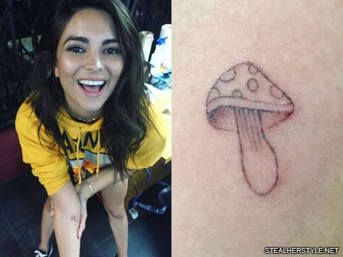 Kyra Santoro Mushroom Forearm Tattoo | Steal Her Style