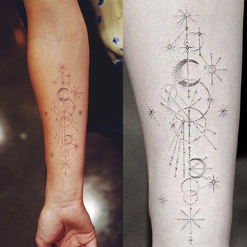 katharine on X Crescent Moon Tattoo With Stars Will Be A Thing Of The  Past And Heres Why  crescent moon tattoo with stars  crescent moon tattoo  with stars  Pleasant