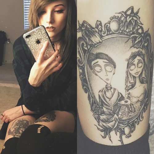 53 Awesome Corpse Bride Tattoos