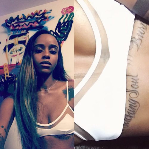 28 Celebrity Underboob Tattoos | Steal Her Style