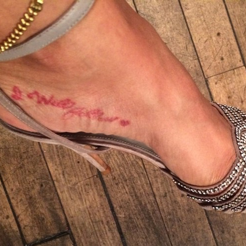 Foot Tattoo Designs For Women Quotes QuotesGram