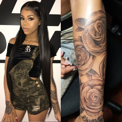  Molly  Brazy  Rose Forearm Tattoo  Steal Her Style