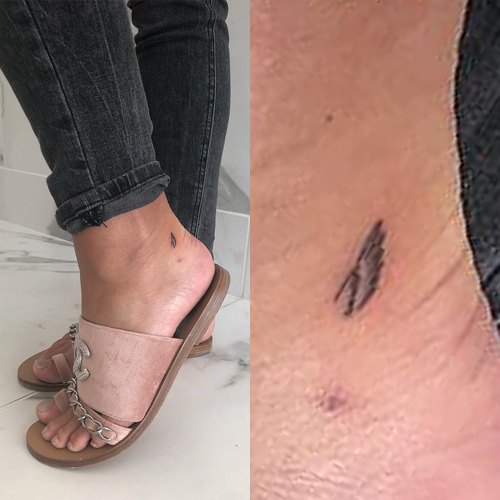 Ankle  tattoo