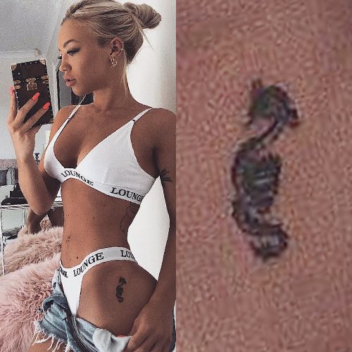 celebrity tattoos women hip bone