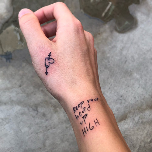 Love you in Dads handwriting Tattoo by Hannah tattoo ink inkstagram  tattoosofinstagram inkordye tatt tattoos maryland  Instagram