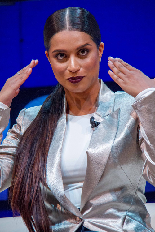 Lilly Singh Ponytail