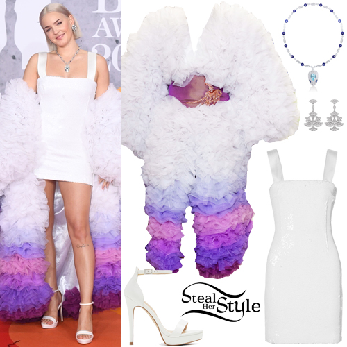 thrill Bone marrow Blot Anne-Marie: 2019 BRIT Awards Outfit | Steal Her Style