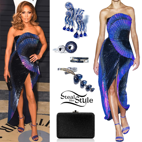 Jennifer Lopez: 2019 Vanity Fair Oscar Party | Steal Her Style