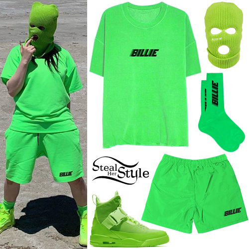 Billie Eilish Neon Green Outfit Steal Her Style