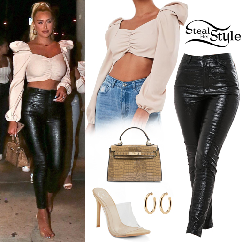 missguided croc pants