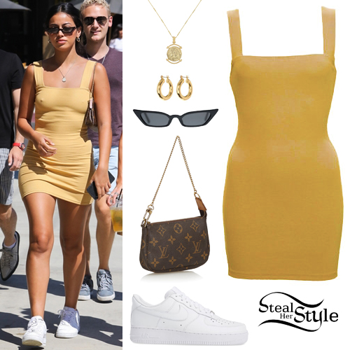 Cindy Kimberly: Polka Dot Dress, Cut-Out Boots | Steal Her Style