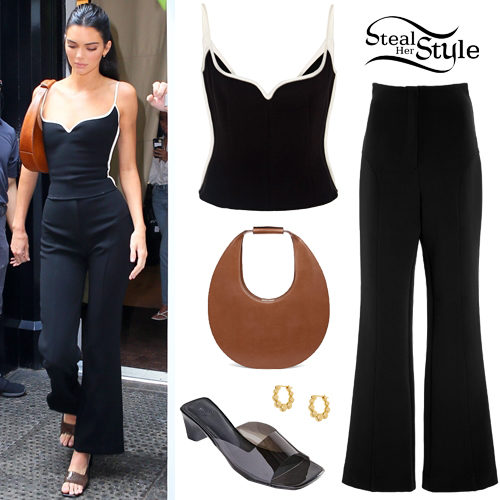 kendall and kylie black pants