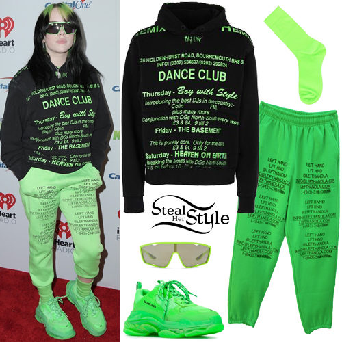 Billie Eilish Clothes Outfits Steal Her Style